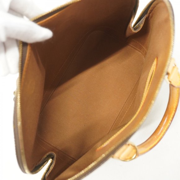 LOUIS VUITTON Brown Monogram Alma Bag - Picture 4 of 10
